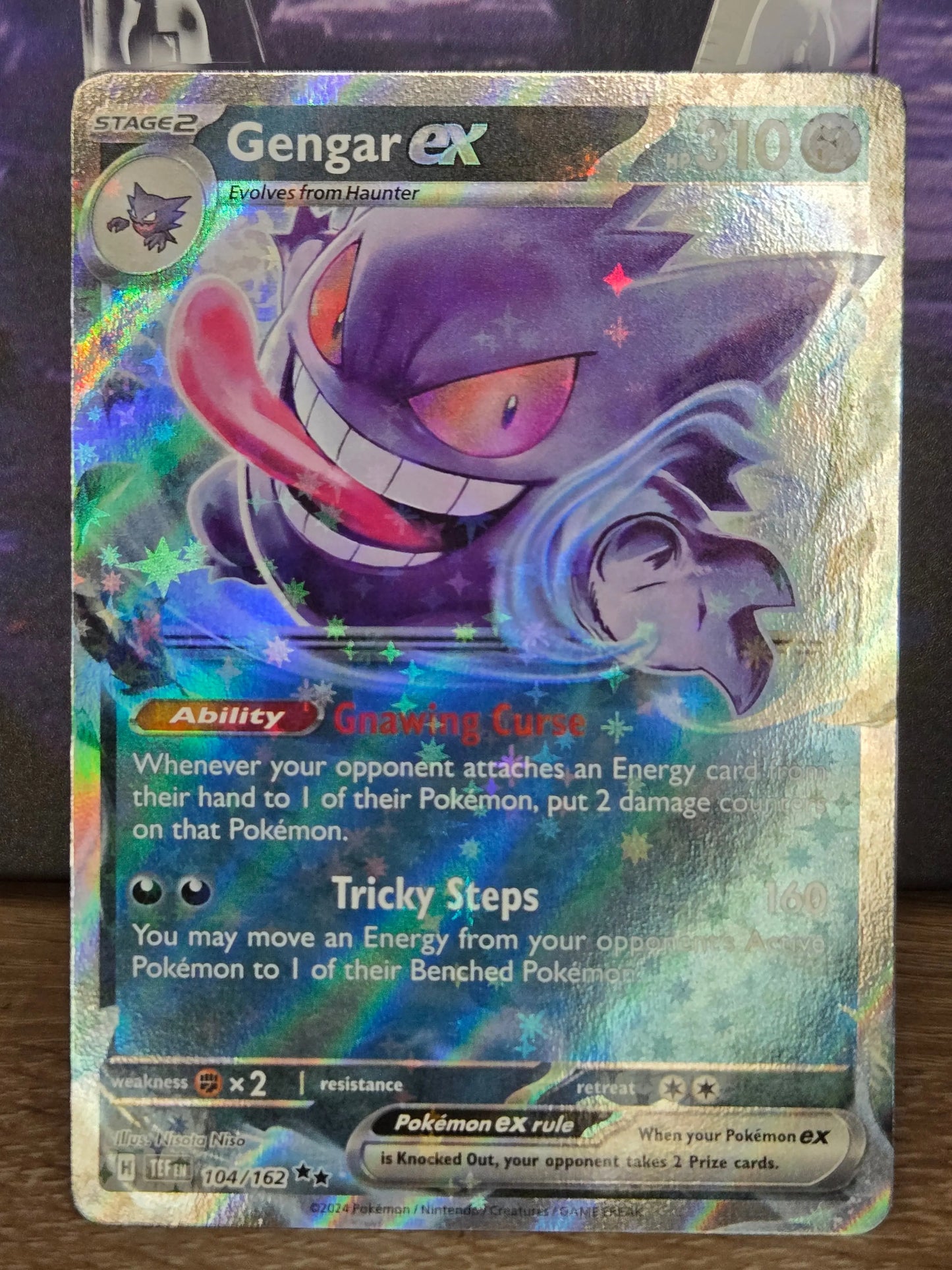 Pokémon Gengar EX 104/162 - Stan Near Mint (NM) TCG Quest