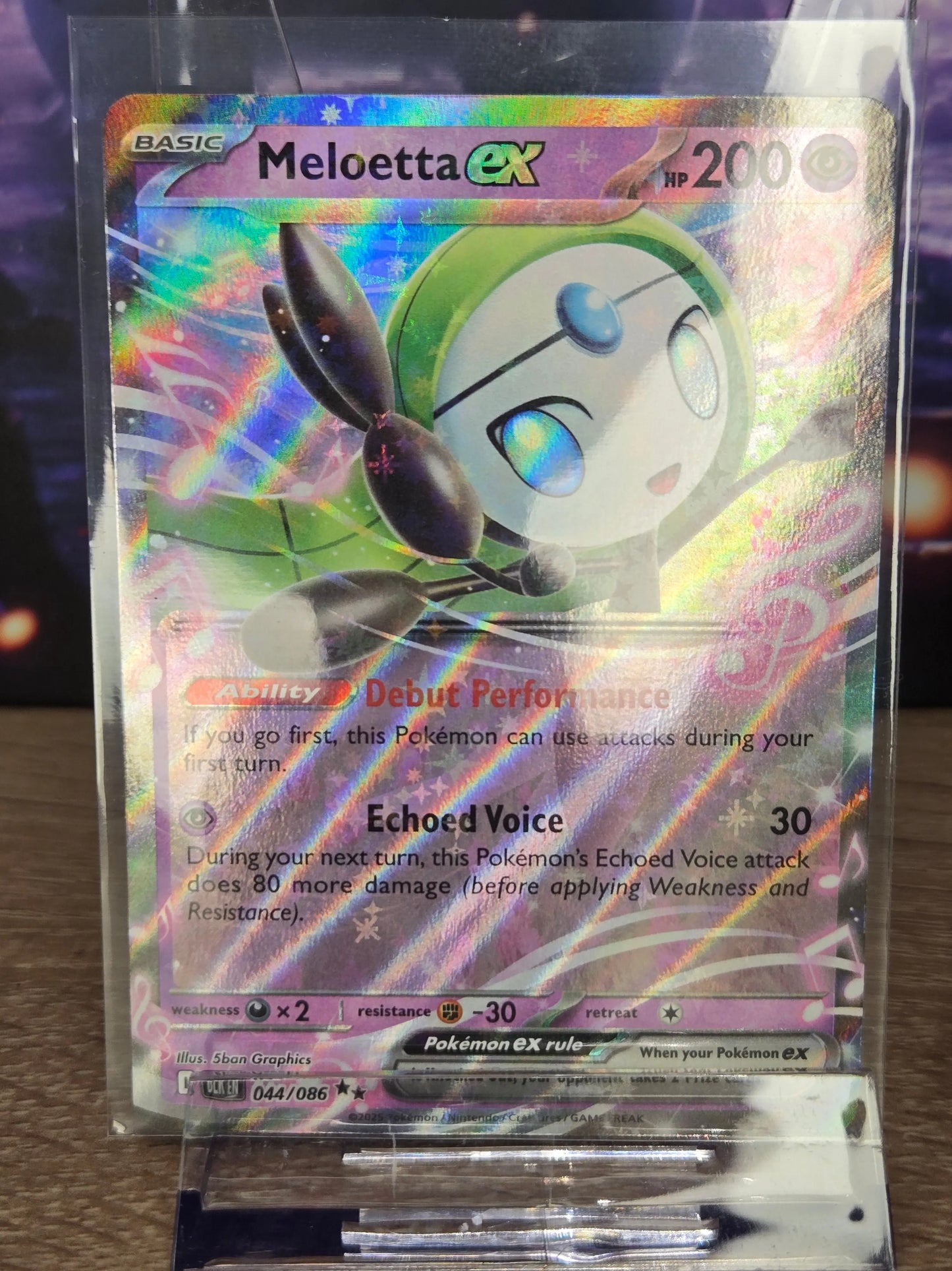 Pokémon Meloetta EX 044/086 – Stan Near Mint (NM) TCG Quest