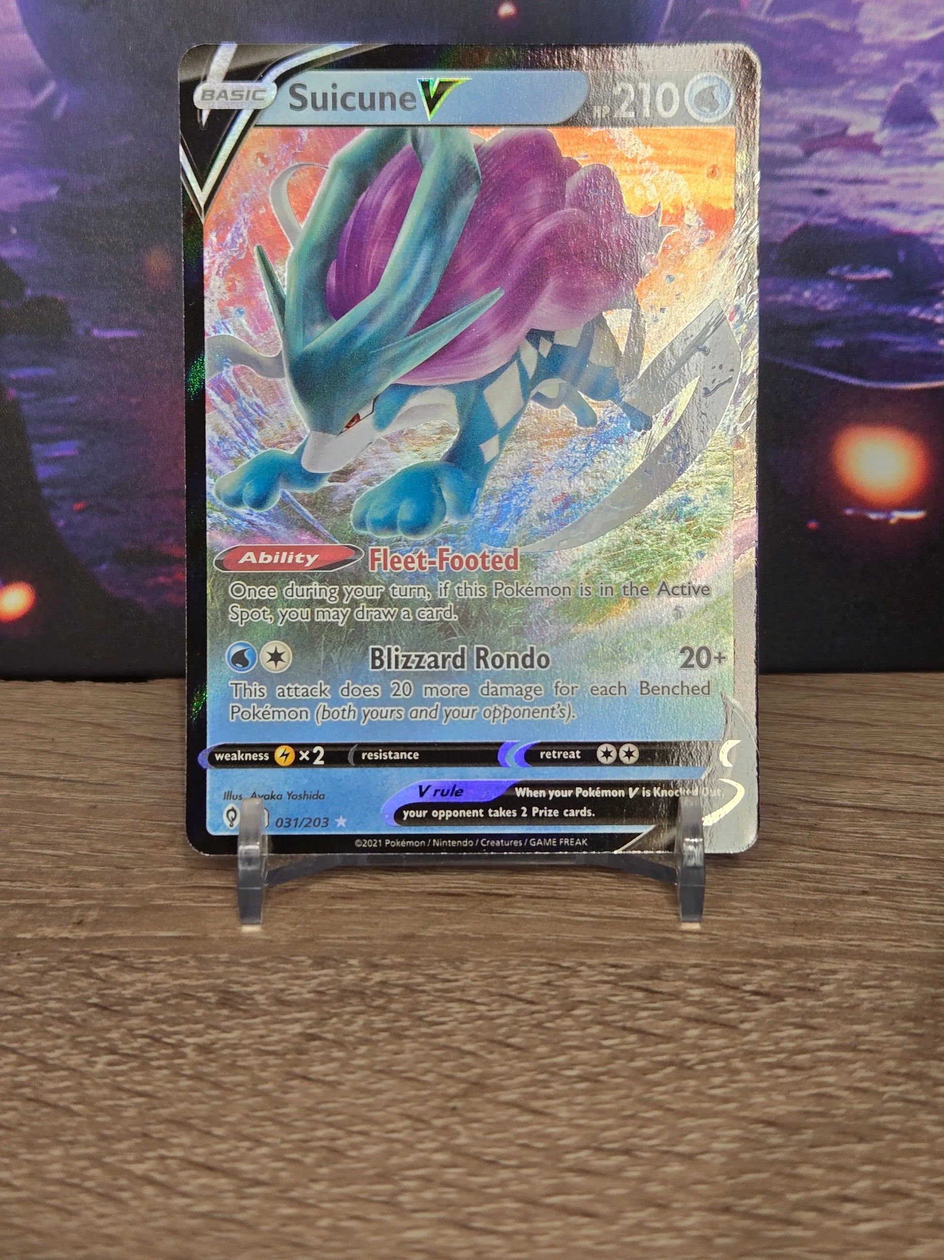 Pokémon Suicune V 031/020 – English Sword & Shield: Crown Zenith – Stan Near Mint (NM) TCG Quest