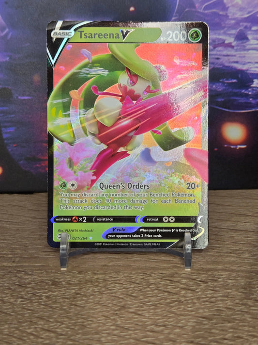 Pokémon Tsareena V 021/264 – English Sword & Shield: Fusion Strike – Stan Near Mint (NM) TCG Quest