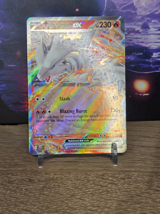 Reshiram EX 020/060 – English Black & White: White Flare – Stan Near Mint (NM) TCG Quest