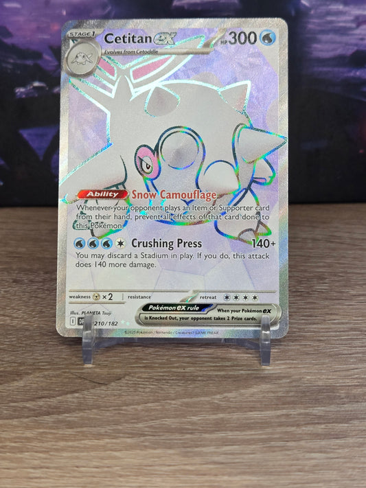 Cetitan EX 210/167 – English Scarlet & Violet: Destined Rivals – Stan Near Mint (NM) TCG Quest