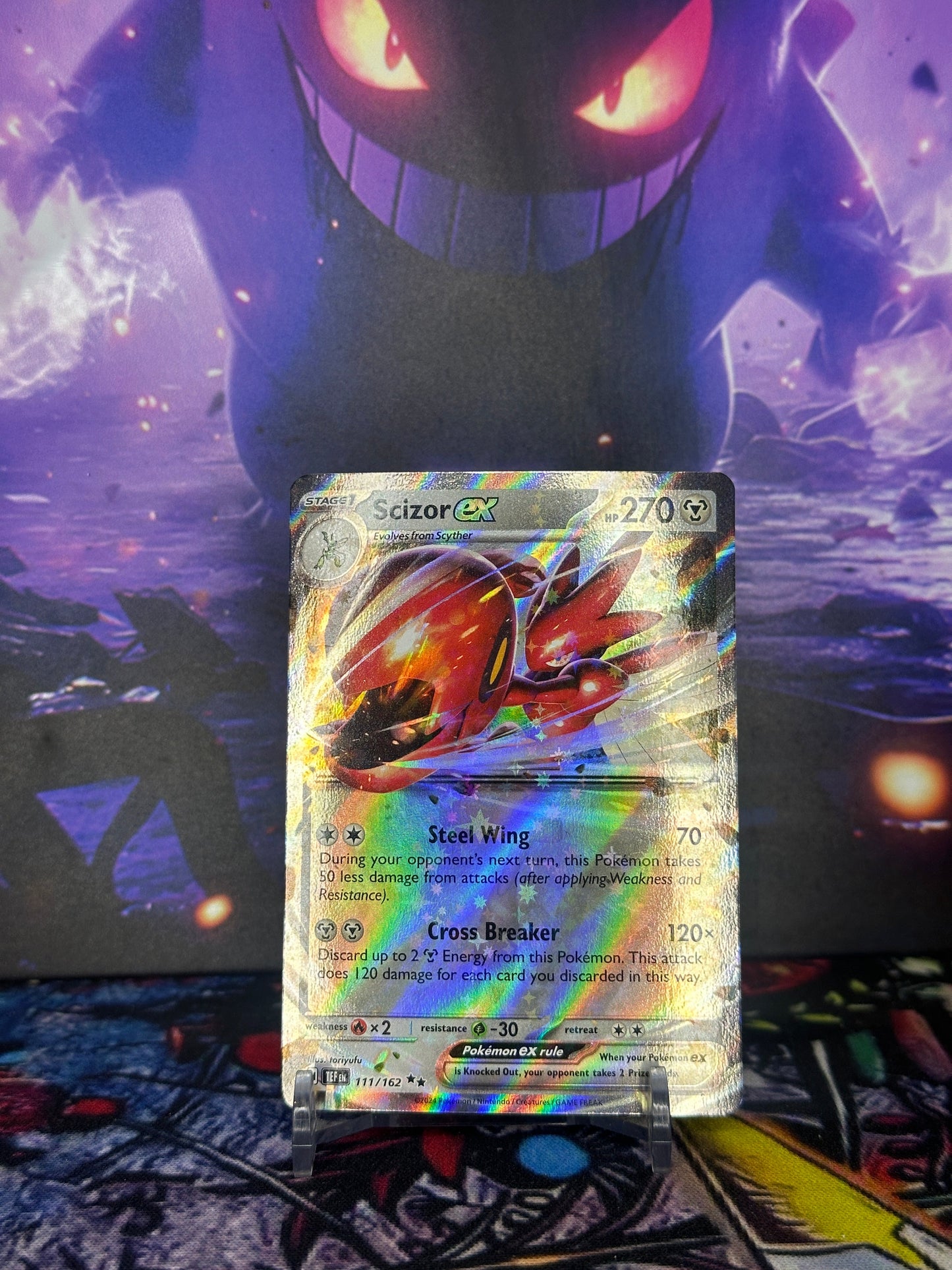 Scizor 111/162 – TEF – Stan Near Mint (NM) TCG Quest