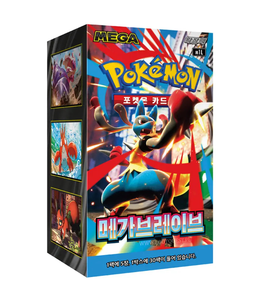Pokémon TCG Booster Box: Mega Brave BP1 KR TCG Quest