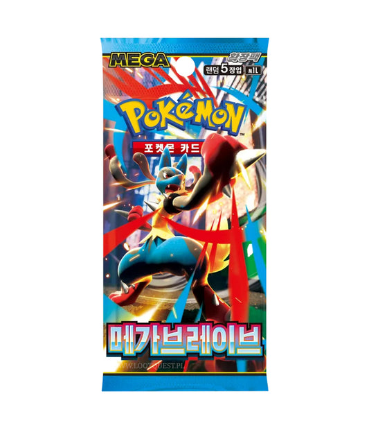 ChatGPT powiedział:  Pokémon TCG: Mega Brave BP1 KR – Booster TCG Quest